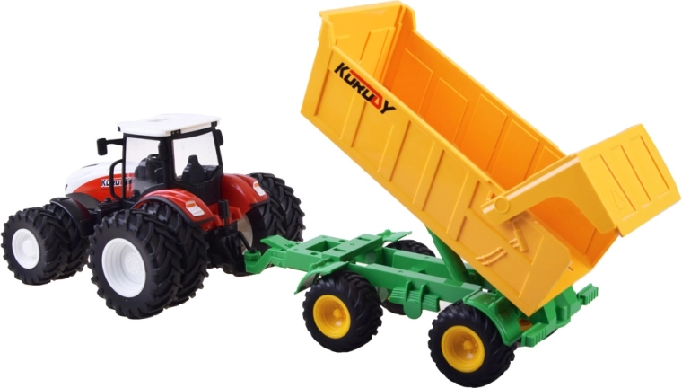 Atverčiama priekaba su atsidarančiu bortu