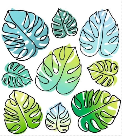 Modern botanical design