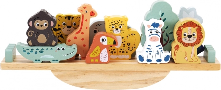 Mieli safari gyvūnėliai ryškiomis spalvomis