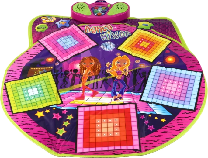 Spalvingas interaktyvus šokių kilimėlis