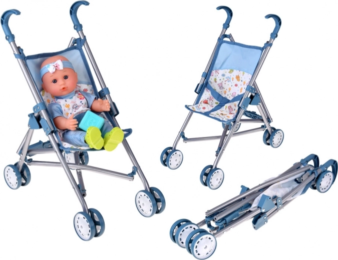 Sulankstomas lėlytės vežimėlis kiekvienam pasivaikščiojimui
