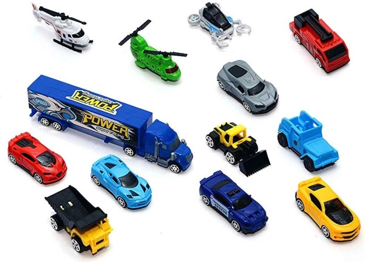 Gausus transporto priemonių rinkinys kūrybiškam žaidimui