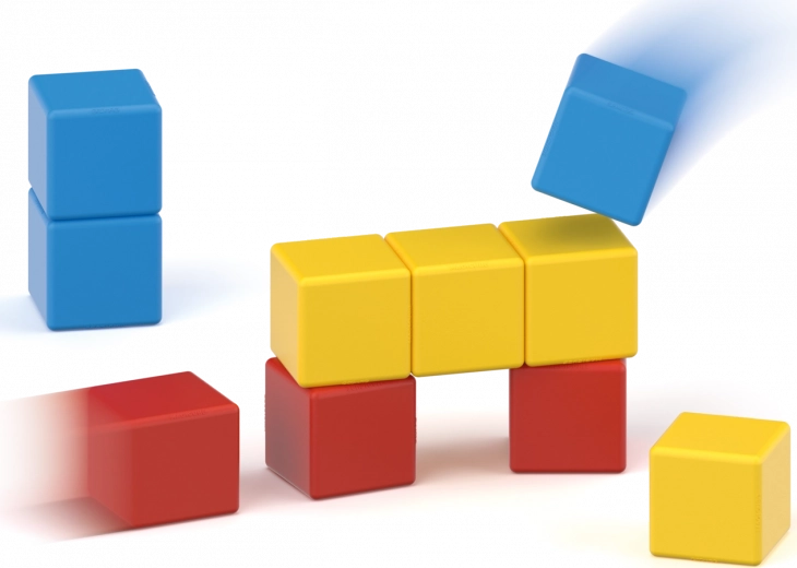 Magnetai iš visų pusių lengvam statymui