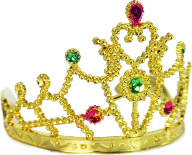 Elegantiška auksinė tiara