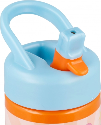 Praktiškas dangtelis su šiaudeliu