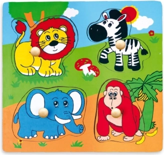Safari gyvūnų ir formų pažinimas