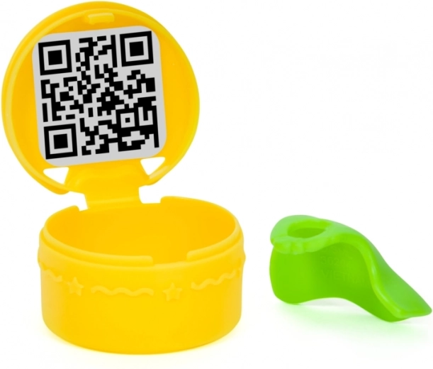 Kapsulė su staigmena ir prizas per QR