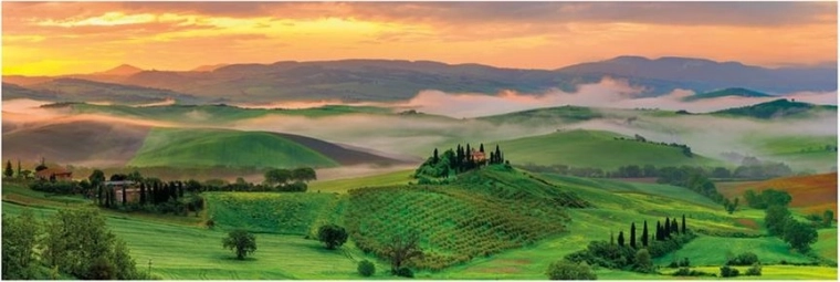 Magical panoramic motif