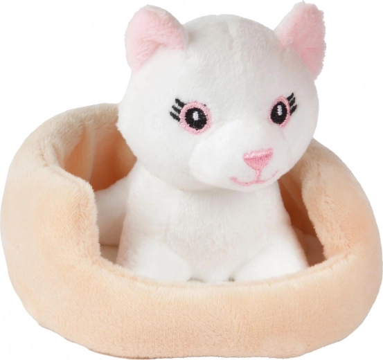 Minkštas pliušas ir saugios išsiuvinėtos detalės