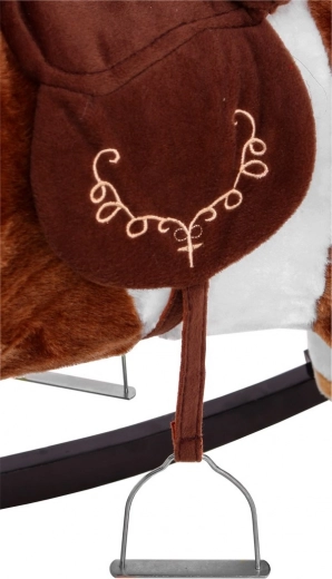 Comfortable saddle with stirrups