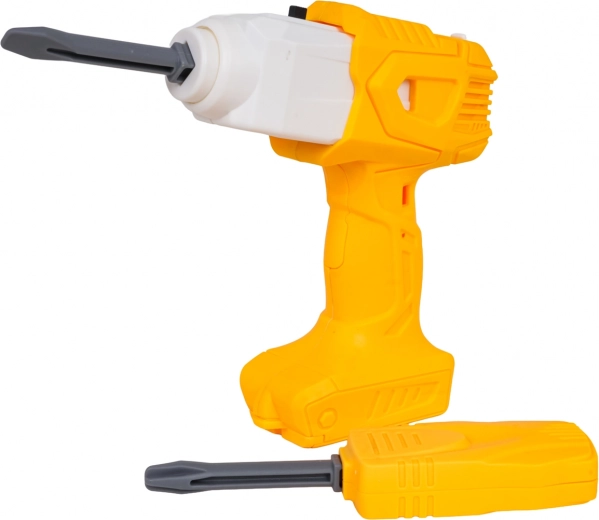 Baterijinis grąžtas ir keičiami antgaliai