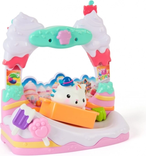 Čiuožykla su vežimėliu dinamiškam nusileidimui