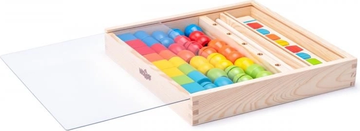 Colors, shapes, and motor skills in one