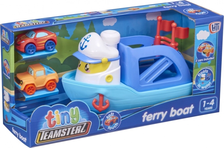 Colorful ferry with floating function