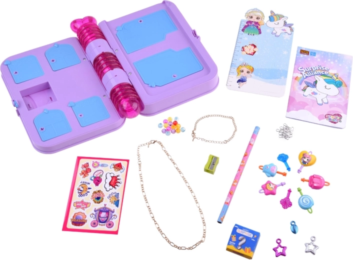 Kūrybinis rinkinys su lipdukais ir papuošalais