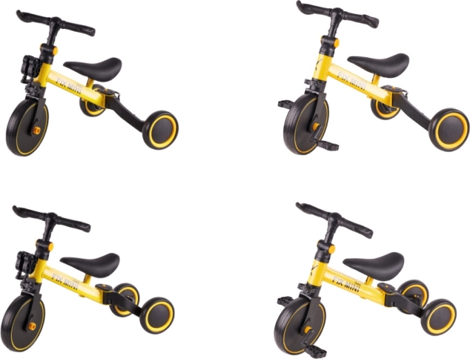 3 viename: balansinis dviratukas, triratukas ir pusiausvyros treniruotė