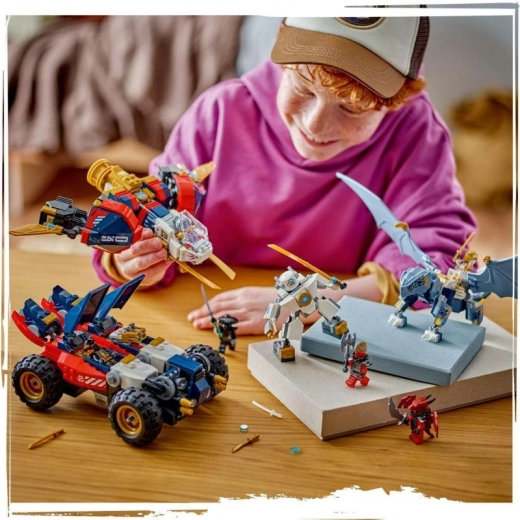 Veiksmo žaidimas su 6 minifigūrėlėmis