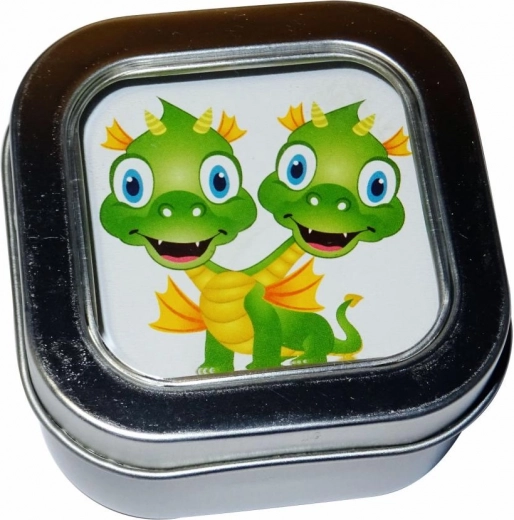 Kompaktiška skardinė dėžutė kelionėms