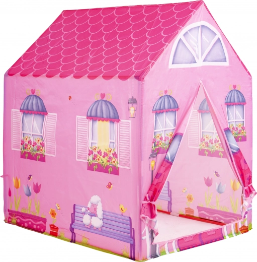 Žaismingas namelio dizainas su gyvūnėliais