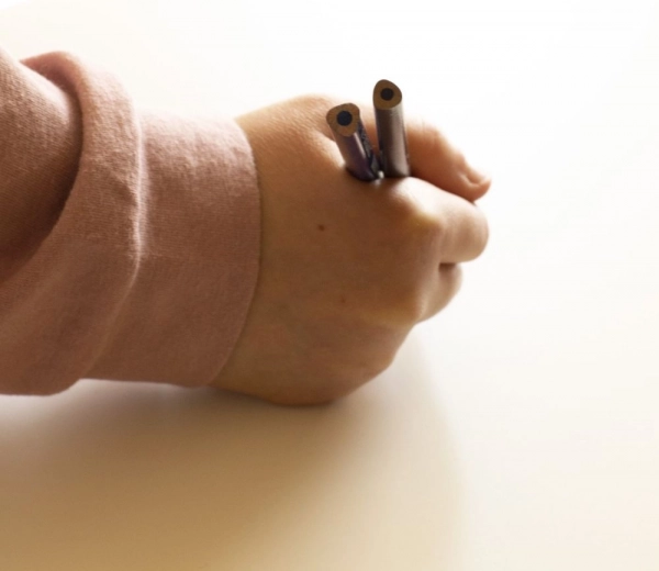 Patogu piešti mažoms rankoms