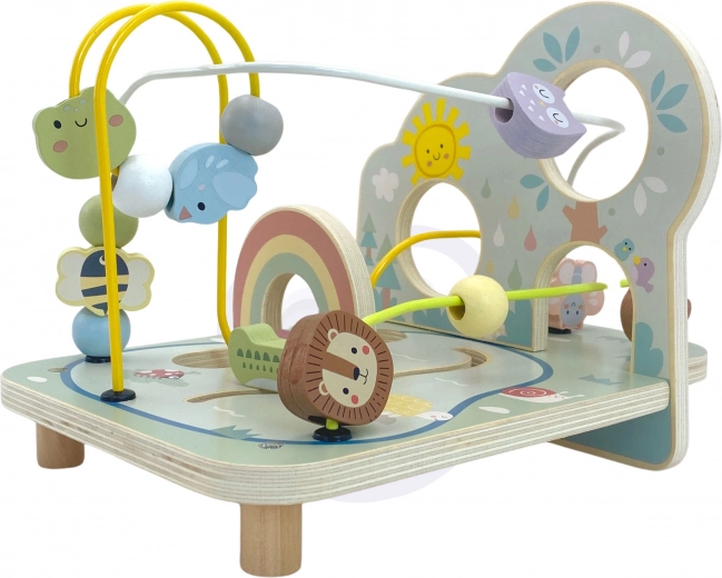 Saugus medinis dizainas ir netoksiški dažai