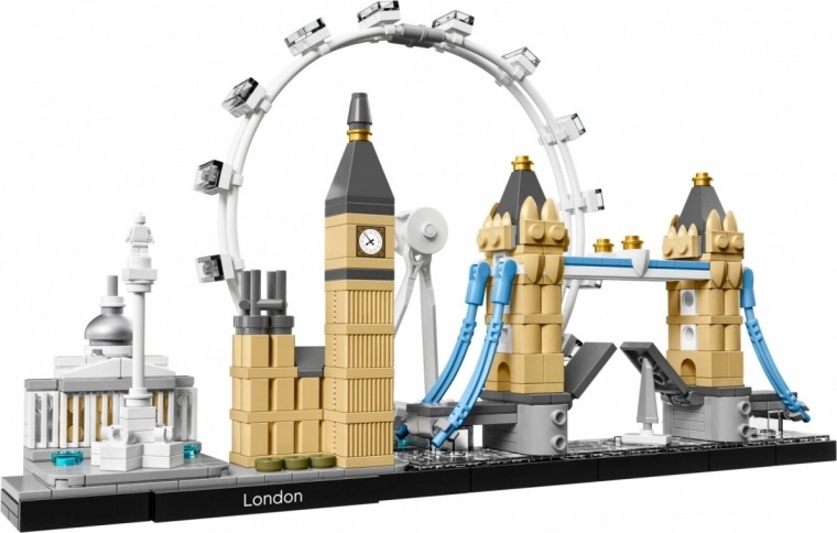 Ikoniška Londono panorama viename rinkinyje