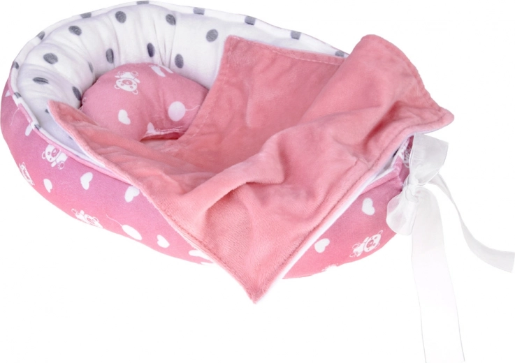 Minkštas lizdelis su pagalvėle ir antklode