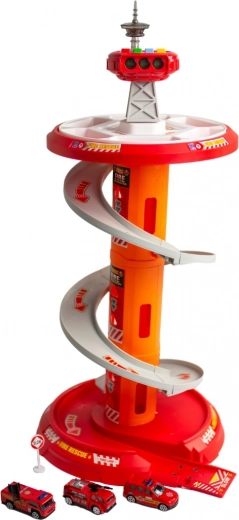 Daugiaaukštė spiralinė trasa greitiems nusileidimams