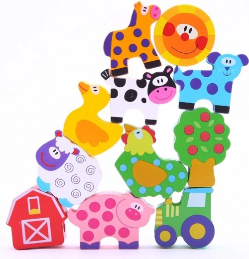 Ferma pilna gyvūnėlių kūrybiškam žaidimui