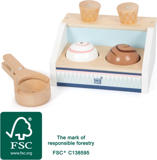 Stackable scoops with magnets