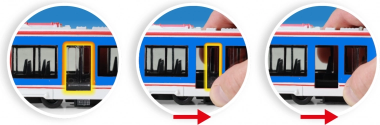 Atidaromos durys su svirtimi