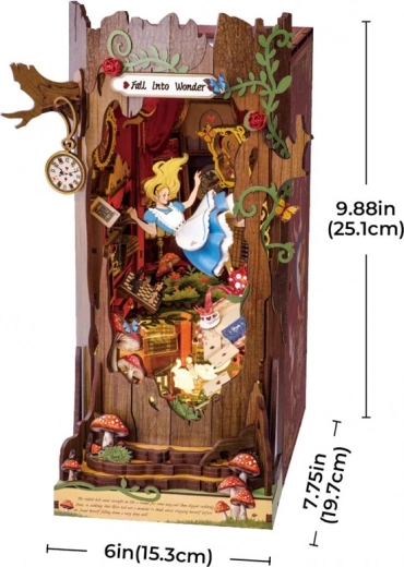 Unikali dekoracija knygų mylėtojams