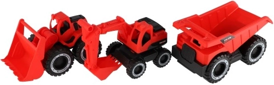 Trys mašinos begalinei pramogai