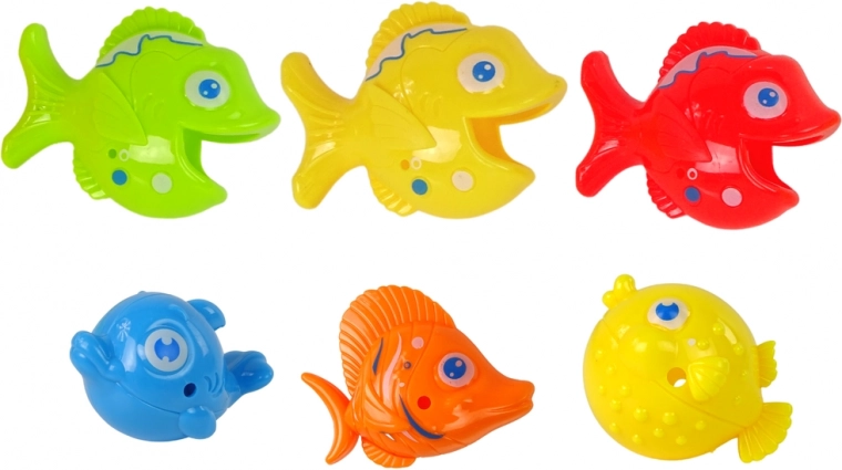 Spalvingos žuvytės ir krokodilas