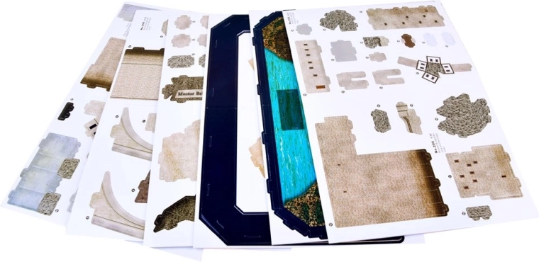 Iš anksto atspausdintos detalės lengvam surinkimui