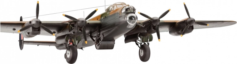 Detailed propellers and landing gear