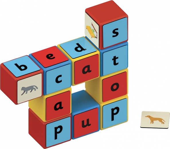 Color distinction between vowels and consonants