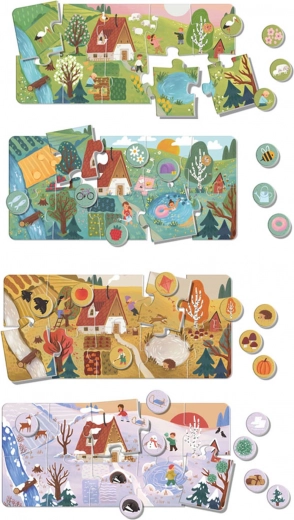 Keturios gražios metų laikų scenos