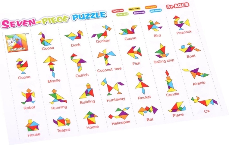 Kūrybiškas dešimčių formų dėliojimas