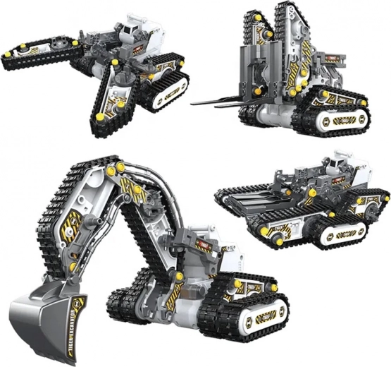 Sukonstruok ir valdyk 4 skirtingas mašinas