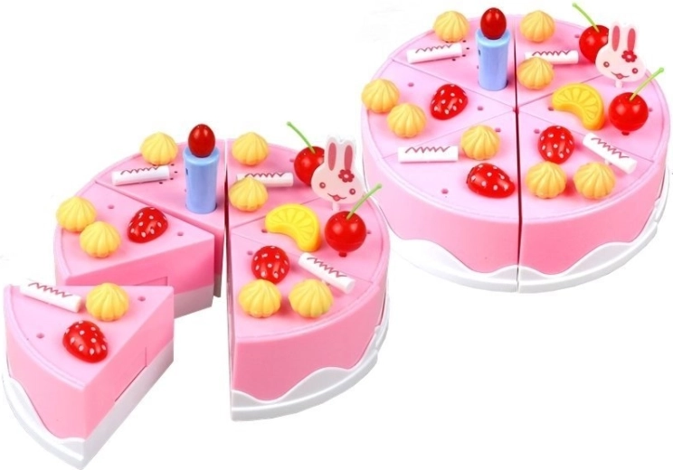 Cuttable cake with lights and melody