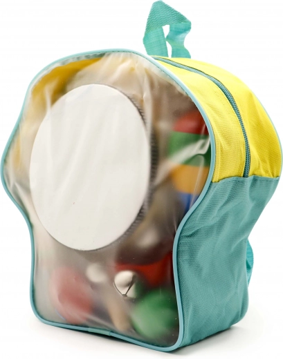 Practical transparent backpack for trips