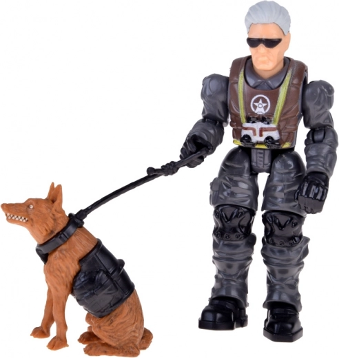 Dvišė vienetas su šunimis