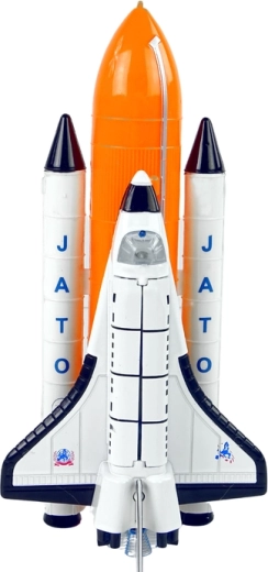 2-in-1 set: rocket and shuttle at 1:400 scale