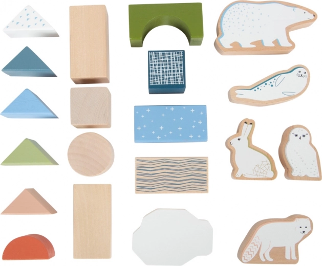 Kūrybiška statyba su arkties gyvūnais