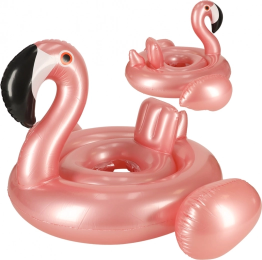 Cheerful flamingo design