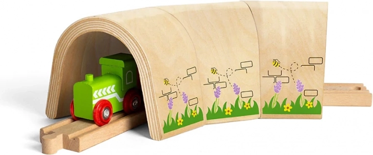 Compatible with wooden railways