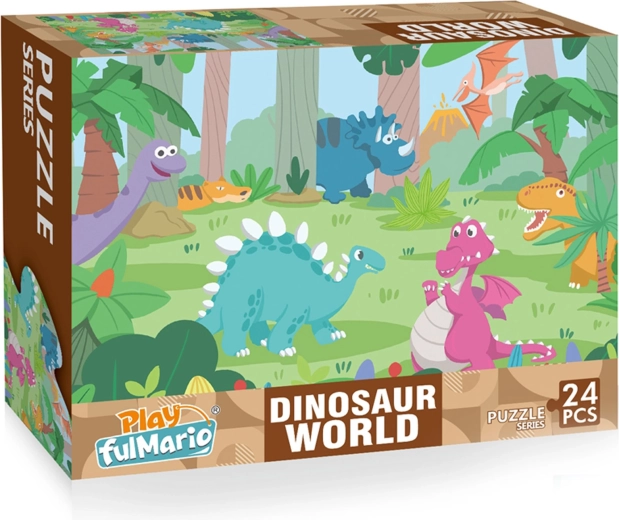 Linksmas dinozaurų motyvas