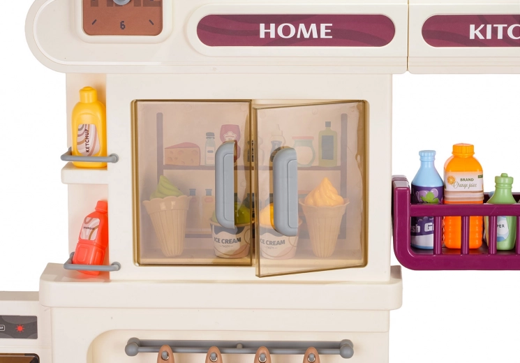 Funkcionalus čiaupas ir patogios laikymo vietos