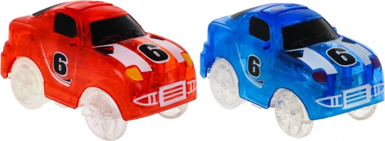 Du LED automobiliukai rinkinyje